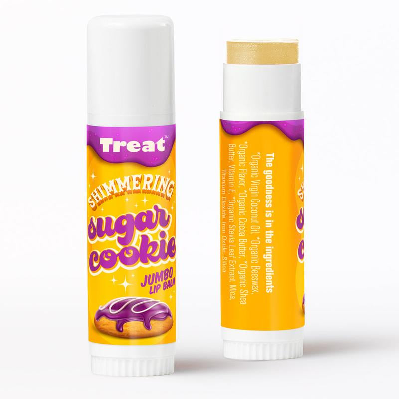 Shimmering Sugar Cookie Jumbo Lip Balm for Premium Lip Care Regimen