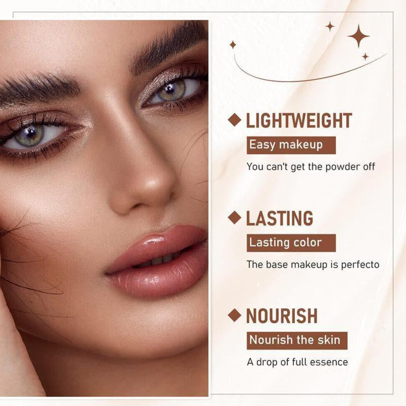 Professional Dual-Ended Foundation Concealer Stick with Built-In Brush - Multi-Use Concealer and Highlighter for Acne Marks and Flawless Nose Contouring