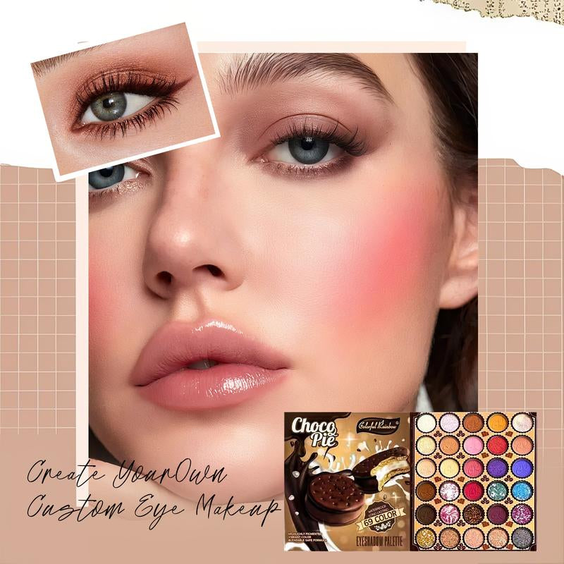Chocolate Cocoa Love Eyeshadow Palette - Highly Pigmented and Blendable Formulas with Elegant Chocolate-Inspired Designs for Versatile Makeup Looks - Safe and Premium Quality for Beauty Enthusiasts