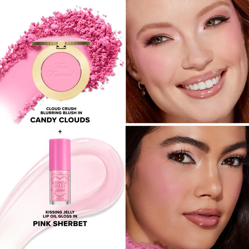 Too Faced Dream a Little Dream Gift Set: Cloud Crush Blush & Hydrating Kissing Jelly Lip Gloss