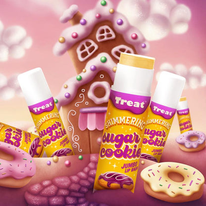 Shimmering Sugar Cookie Jumbo Lip Balm for Premium Lip Care Regimen
