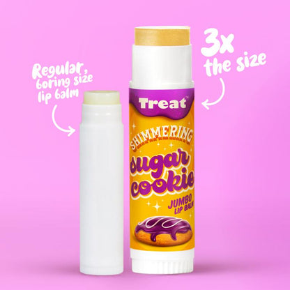 Shimmering Sugar Cookie Jumbo Lip Balm for Premium Lip Care Regimen