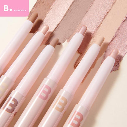B. by Banila Mood on Eye Color Stick - Creamy Beige Contouring and Highlighting Eyeshadow Pen with Six Buildable Shades for Precision Application