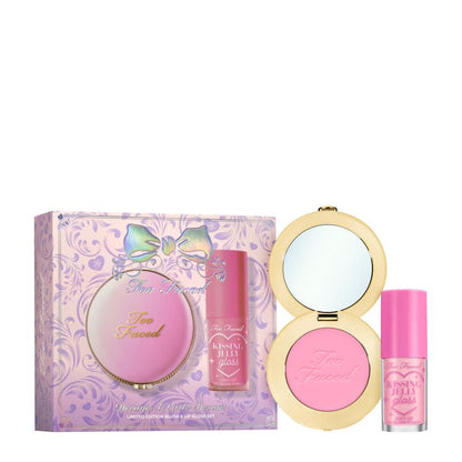 Too Faced Dream a Little Dream Gift Set: Cloud Crush Blush & Hydrating Kissing Jelly Lip Gloss