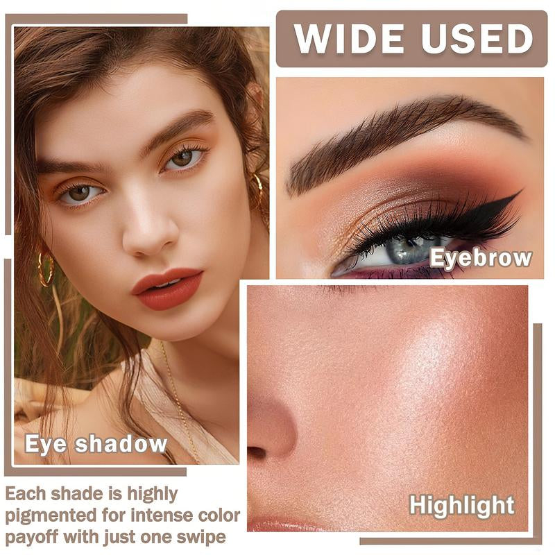 Chocolate Cocoa Love Eyeshadow Palette - Highly Pigmented and Blendable Formulas with Elegant Chocolate-Inspired Designs for Versatile Makeup Looks - Safe and Premium Quality for Beauty Enthusiasts