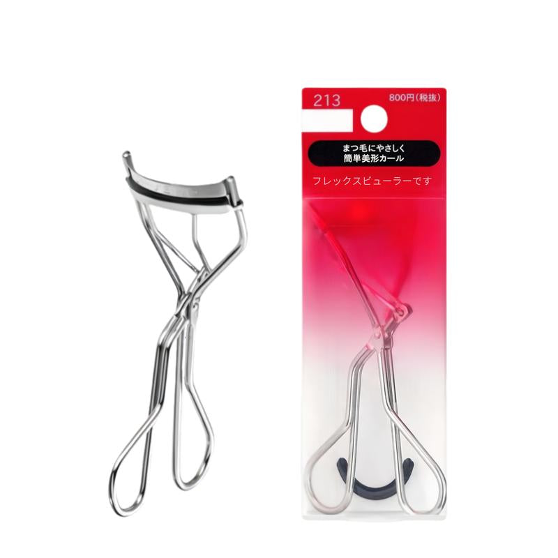 Japan Eyelash Curler 213 - Effortlessly Crimps and Curls Lashes for an Ideal Eye-Framing Look - Gentle and Safe Design - Includes