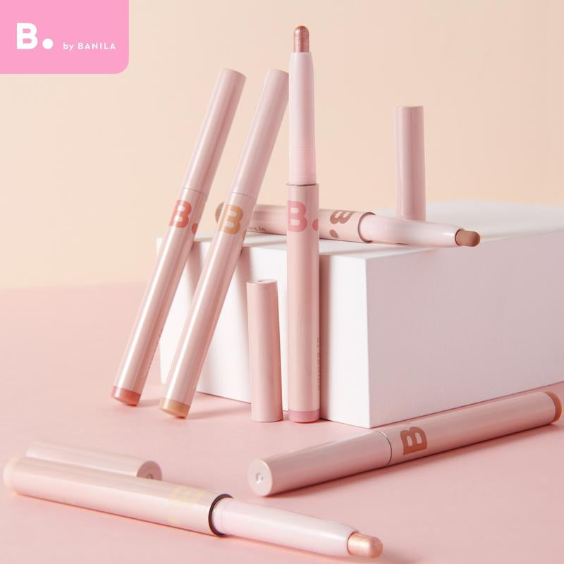 B. by Banila Mood on Eye Color Stick - Creamy Beige Contouring and Highlighting Eyeshadow Pen with Six Buildable Shades for Precision Application