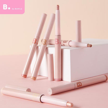 B. by Banila Mood on Eye Color Stick - Creamy Beige Contouring and Highlighting Eyeshadow Pen with Six Buildable Shades for Precision Application