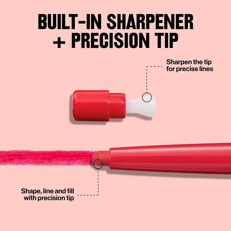 Revlon Exclusive Viral Lip Kit: Colorstay Longwear Lip Liner and Super Lustrous Lipstick