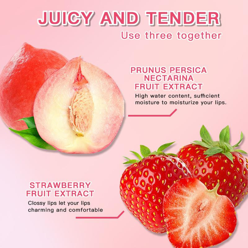 Secret Tribe Three-Piece Lip Care Set: Lip Mask, Lip Scrub, and Lip Brush - Ideal Mother's Day and Holiday Gift