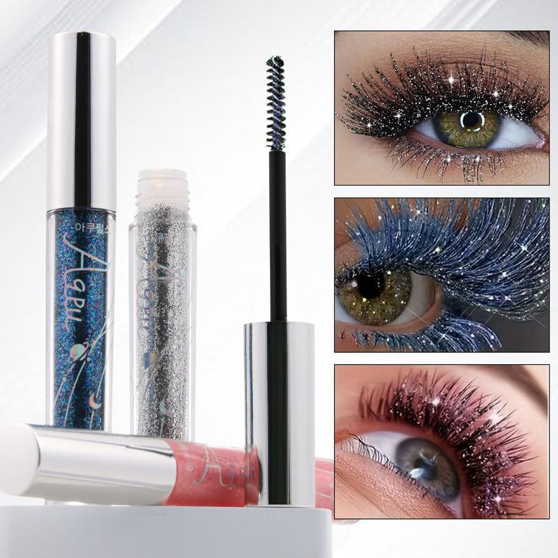 5-Color Waterproof Mascara Set with Curling Effect - Smudge-Proof Formula for Eyelash Extensions, Ideal for Parties, Festivals, and Halloween