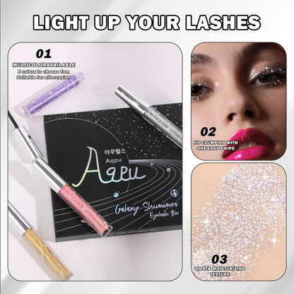 5-Color Waterproof Mascara Set with Curling Effect - Smudge-Proof Formula for Eyelash Extensions, Ideal for Parties, Festivals, and Halloween