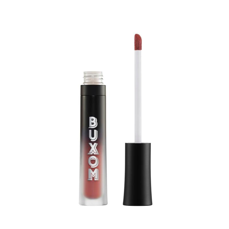 BUXOM Full-On Plumping Liquid Lipstick Matte - Long-Lasting Comfort with Hyaluronic Acid and Peptide Complex, Transfer-Proof Formula