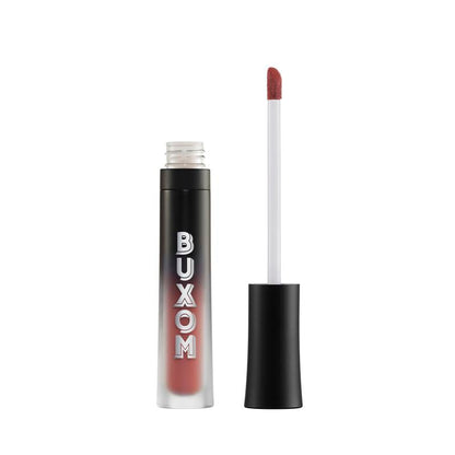 BUXOM Full-On Plumping Liquid Lipstick Matte - Long-Lasting Comfort with Hyaluronic Acid and Peptide Complex, Transfer-Proof Formula