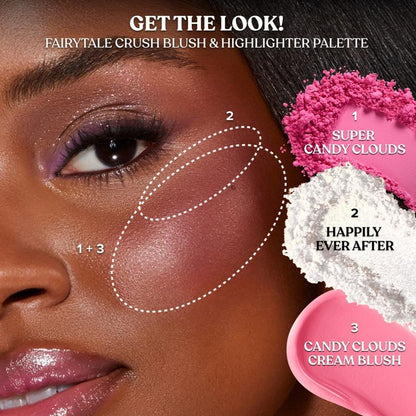 Too Faced Fairytale Crush: Cloud Crush Blush and Moon Crush Highlighter Gift Set