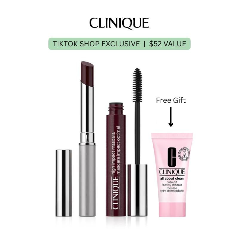Clinique Black Honey Lip and Eye Ensemble - Almost Lipstick in Black Honey and High Impact Mascara in Black Honey