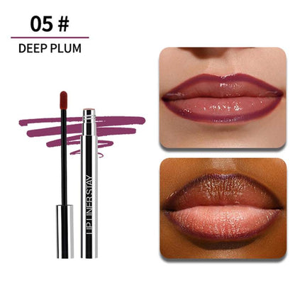 Merycode Peel-Off Lip Liner Pen – Long-Lasting, Smudge-Proof, Vegan & Cruelty-Free | Available in 6 Universal Shades for Enhanced Lip Definition & Semi-Permanent Makeup Gift