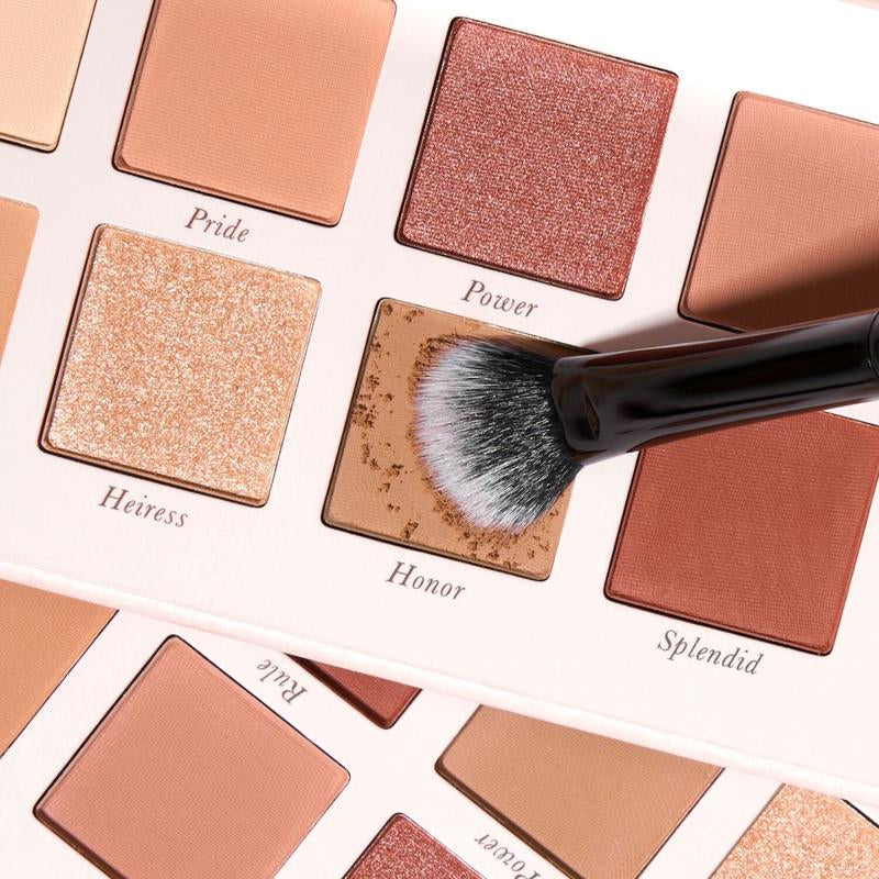 Reigning Rose 14-Color Multi-Finish Eyeshadow Palette: Highly Pigmented Glitter, Matte, and Suede Finishes