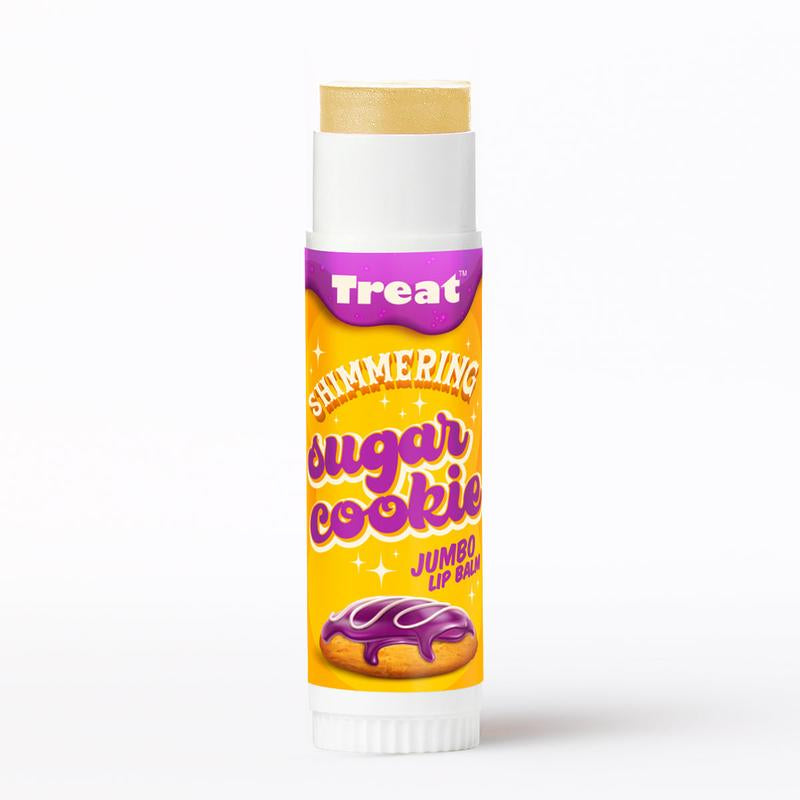 Shimmering Sugar Cookie Jumbo Lip Balm for Premium Lip Care Regimen