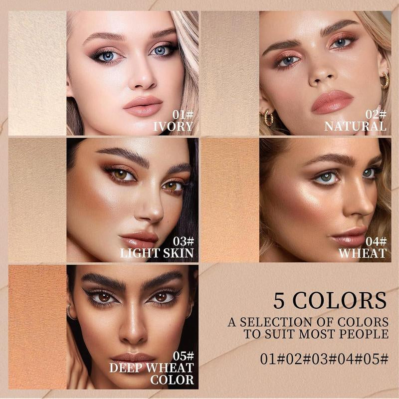 Long-Lasting Concealer Foundation Stick - 15g Lightweight Waterproof, Smudge-Proof, and Easy-Application Makeup Tool for Daily Flawless Skin