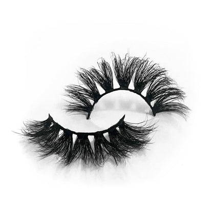Gabriela Lashes MUÑECA Style - 3D Mink Strip Lashes, 16mm Medium Length Tapered Wispy Eyelashes, Premium Quality & Reusable (1 Pair)