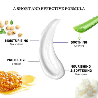 Embryolisse Gentle Waterproof Makeup Remover Milk - 4-in-1 Hydrating Facial Cleanser for Sensitive Skin with Aloe Vera and Shea Butter, 6.76 Fl Oz