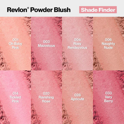 Revlon Buildable Powder Blush for a Flawless, All-Day Fresh Look in Perfect Shades