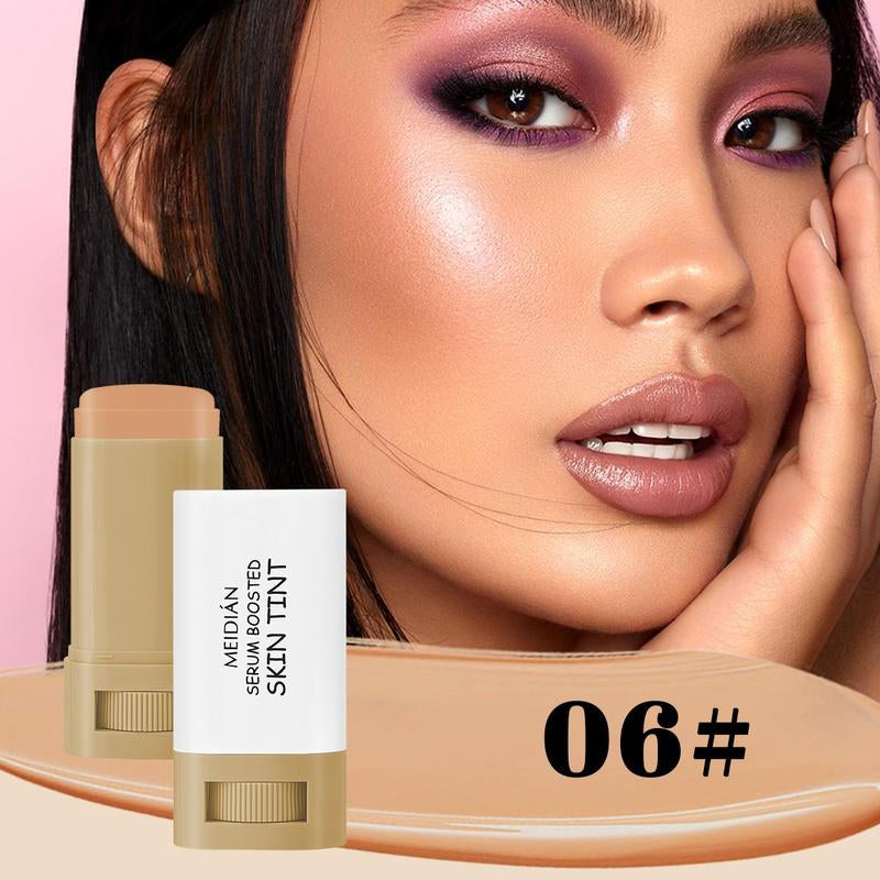 Long-Lasting Concealer Foundation Stick - 15g Lightweight Waterproof, Smudge-Proof, and Easy-Application Makeup Tool for Daily Flawless Skin
