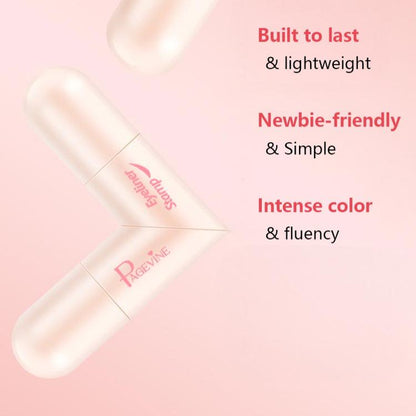 Dual-Head Rotating Eyeliner Stamp Pen - Quick-Dry, Long-Lasting, Smudge-Proof Design for Effortless Cat Eye and Winged Lines - Perfect for Holiday Gifting