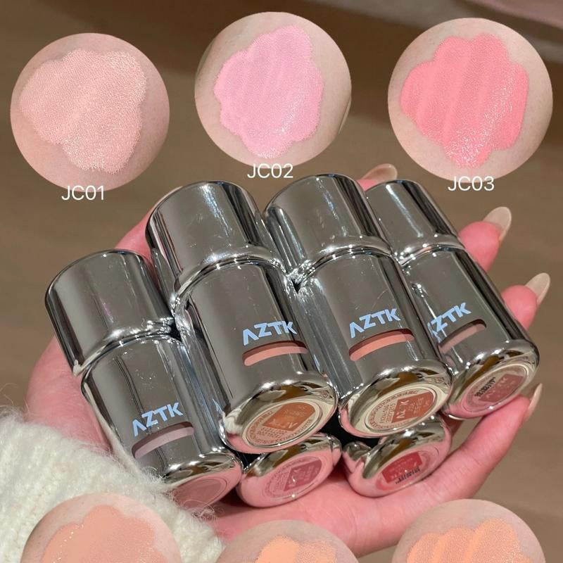 Aztk Liquid Blush - Long-Lasting Natural Glow Makeup for Daily Use, Available in Various Shades