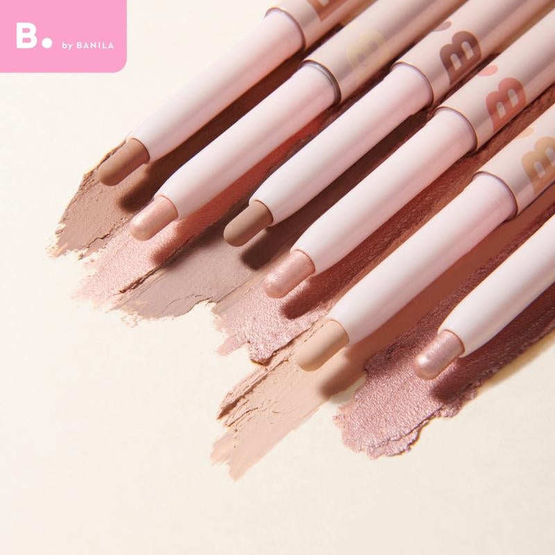 B. by Banila Mood on Eye Color Stick - Creamy Beige Contouring and Highlighting Eyeshadow Pen with Six Buildable Shades for Precision Application