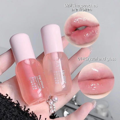 Moisturizing Lip Balm Set - 2 Count Hydrating Glossy Lip Glaze Stick and Plumping Lip Oil for Women and Girls - Ideal Gift for Fall, Christmas, and Mother's Day - Lip Stain and Skincare Essentials