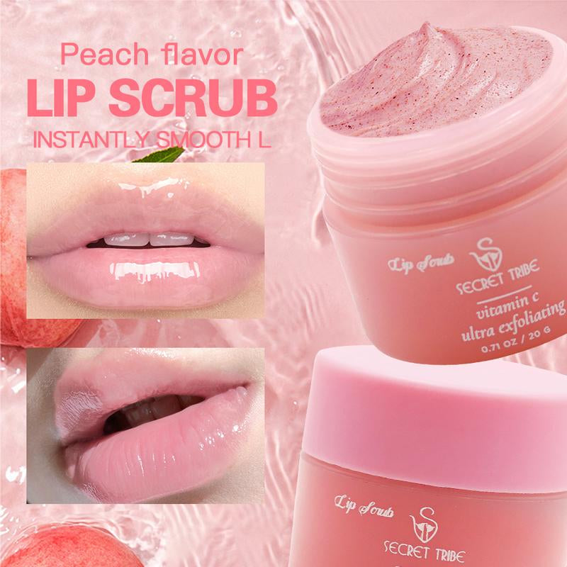 Secret Tribe Three-Piece Lip Care Set: Lip Mask, Lip Scrub, and Lip Brush - Ideal Mother's Day and Holiday Gift