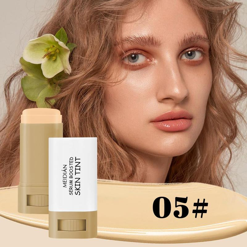 Long-Lasting Concealer Foundation Stick - 15g Lightweight Waterproof, Smudge-Proof, and Easy-Application Makeup Tool for Daily Flawless Skin