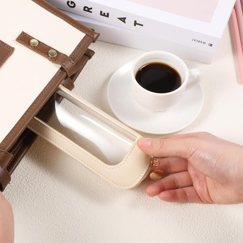 Portable Makeup Brush Organizer with Zipper: Ideal for Cosmetics, Stationery, and Travel