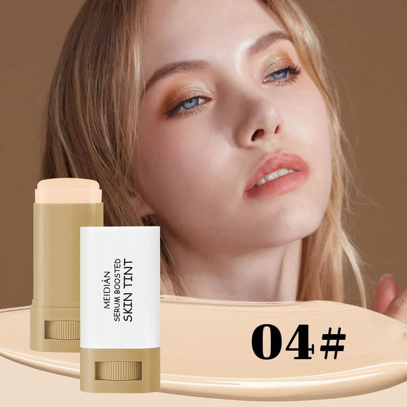 Long-Lasting Concealer Foundation Stick - 15g Lightweight Waterproof, Smudge-Proof, and Easy-Application Makeup Tool for Daily Flawless Skin